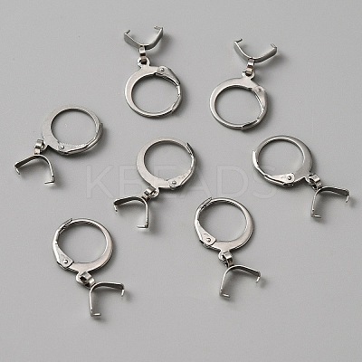 304 Stainless Steel Leverback Earring Finding STAS-WH0022-87P-1