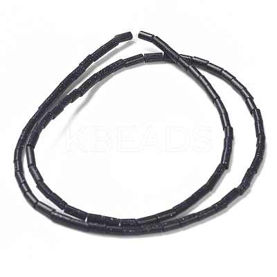 Synthetic Blue Goldstone Beads Strands G-B004-A03-1