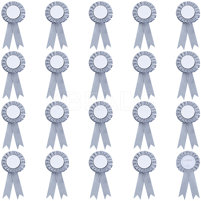 Award Ribbon Shape Iron Badge Pins JEWB-WH20002-04C-1