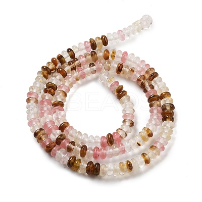Cherry Quartz Glass Beads Strands LS-G-K343-C16-01-1