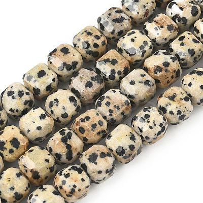 Natural Dalmatian Jasper Beads Strands G-C267-A14-1