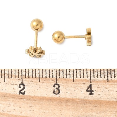 304 Stainless Steel Stud Earrings for Women LS-EJEW-E603-04B-G-1