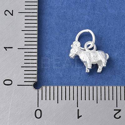 925 Sterling Silver 3D Chinese Zodiac Charms STER-P066-01S-08-1