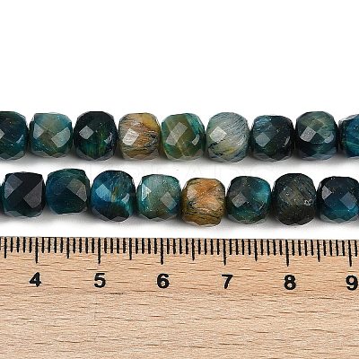 Natural Tiger Eye Dyed Beads Strands G-H028-A01-02A-1