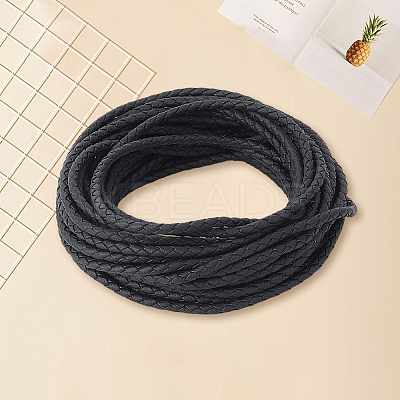 10M Round Imitation Leather Braided Cord WL-GF0001-32A-05-1
