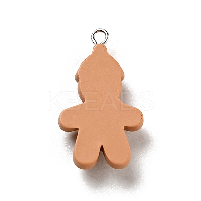 Christmas Opaque Resin Pendants LS-X-RESI-G043-A06-1
