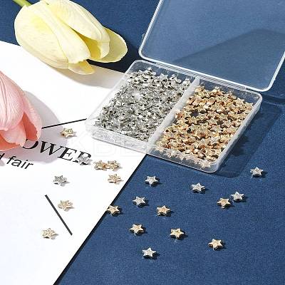 250Pcs 2 Colors CCB Plastic Beads CCB-FS0001-10-1