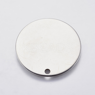Tarnish Resistant 304 Stainless Steel Stamping Blank Tag Pendants STAS-F139-032P-1
