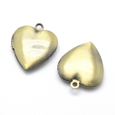 Brass Locket Pendants KK-F717-43AB-NR-1