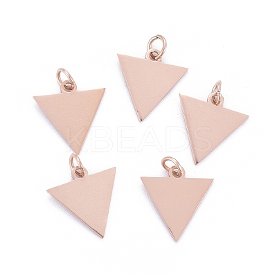 Ion Plating(IP) 304 Stainless Steel Pendants LS-STAS-I311-22RG-1