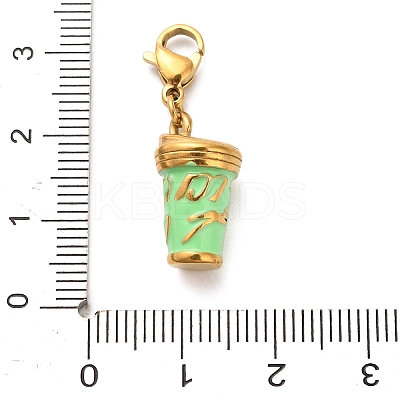 304 Stainless Steel Enamel Pendant Decorations LS-STAS-K304-02A-G-1