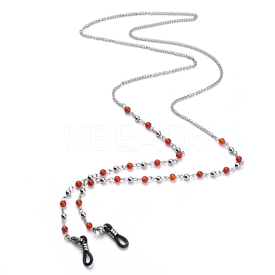 304 Stainless Steel Eyeglasses Chains AJEW-H106-04P-1