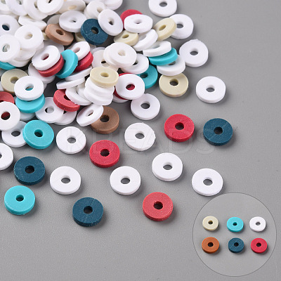 Handmade Polymer Clay Beads CLAY-T019-06B-1