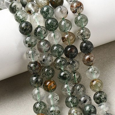Natural Gemstone Beads Strands G-D359-B02-6mm-1