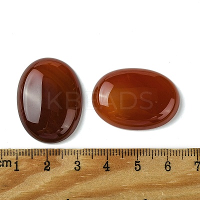 Natural Red Agate Cabochons G-L601-03C-01-1