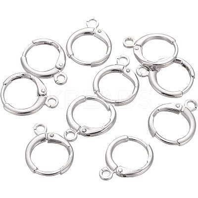 30Pcs Brass Leverback Earring Findings KK-PH0009-09-1