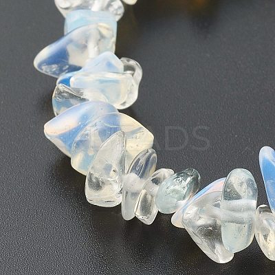 Opalite Chip Bead Stretch Bracelets for Children BJEW-JB06388-05-1