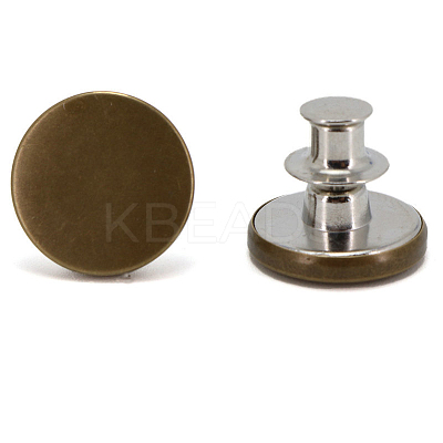 Alloy Button Pins for Jeans PURS-PW0009-03L-1