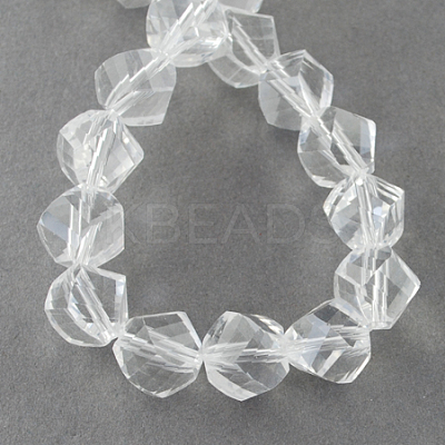 Glass Bead Strands GLAA-R042-8x8mm-15-1