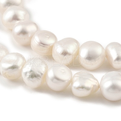 Natural Cultured Freshwater Pearl Beads Strands PEAR-A006-08C-1