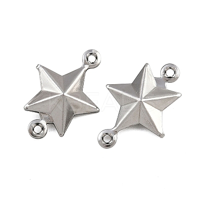 304 Stainless Steel Connector Charms STAS-L297-10P-1