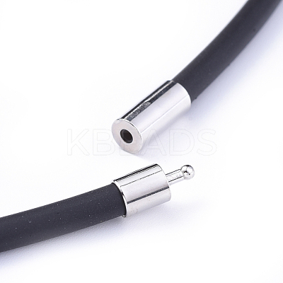 Rubber Necklace Making NJEW-H078-16-1