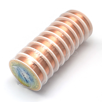 Round Copper Jewelry Wire CWIR-S002-0.2mm-03-1