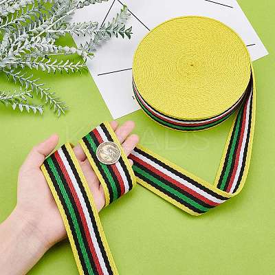 Polyester Braid Ribbon OCOR-WH0068-34-1