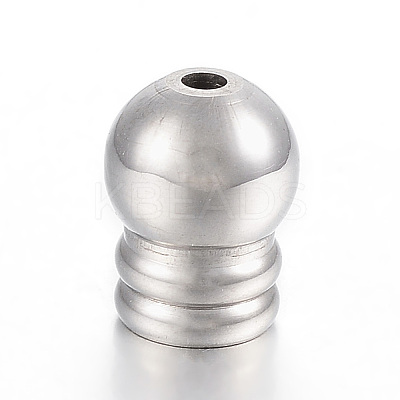Tarnish Resistant 304 Stainless Steel Cord Ends LS-STAS-E425-046P-1