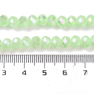 Baking Electroplate Glass Beads Strands DGLA-A039-J10mm-B10-1