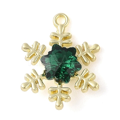 Alloy with Rhinestone Pendants ALRI-U001-02A-02-1