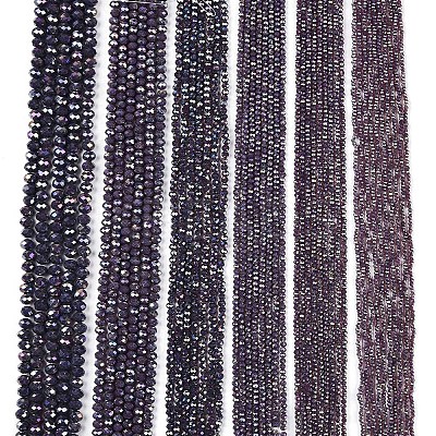 Electroplate Glass Beads Strands LS-EGLA-A044-P4mm-B11-1
