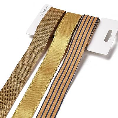 9 Yards 3 Styles Polyester Ribbon SRIB-A014-J02-1