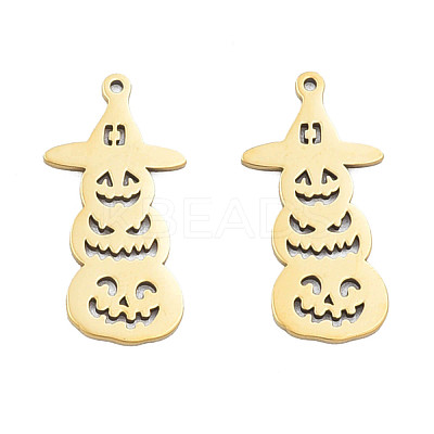 Ion Plating(IP) 201 Stainless Steel Pendants STAS-N098-085LG-1