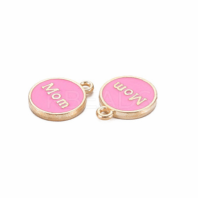 Mother's Day Alloy Enamel Charms ENAM-T016-11D-RS-1