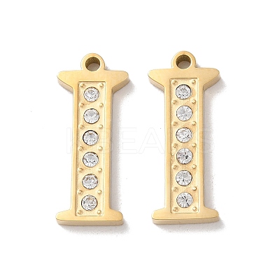 Real 14K Gold Plated 304 Stainless Steel Pendants STAS-L022-157G-I-1