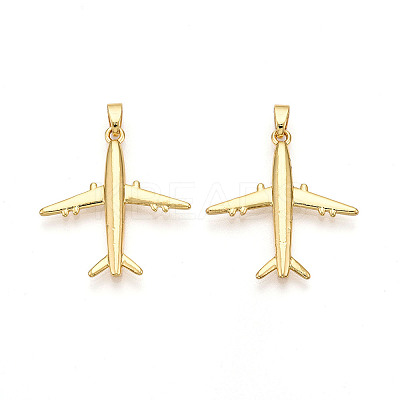 Brass Pendants KK-T070-88G-1