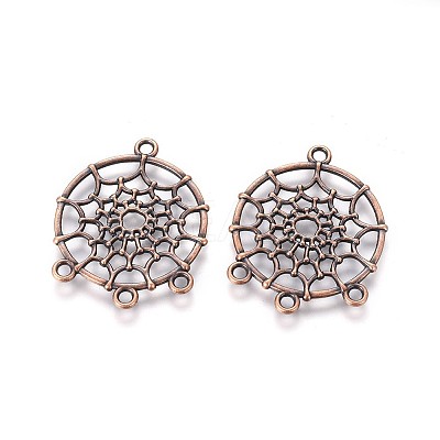 Tibetan Style Alloy Chandelier Components Links LS-TIBE-A30127-R-NR-1