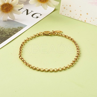 304 Stainless Steel Rolo Chain Bracelets BJEW-JB06447-03-1
