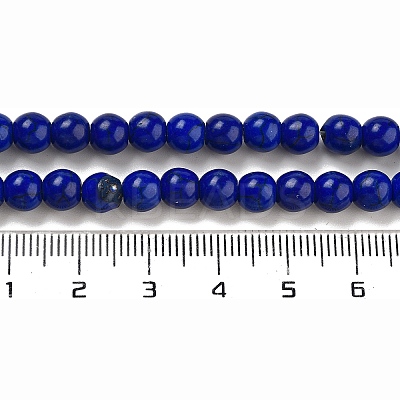 Synthetic Turquoise Beads Strands TURQ-G106-6mm-02L-1