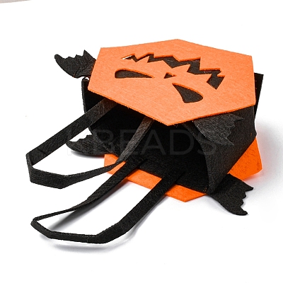 Devil Felt Halloween Candy Bags with Handles HAWE-K001-01B-1