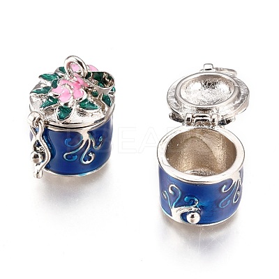 Brass Prayer Box Pendants KK-26X18-1