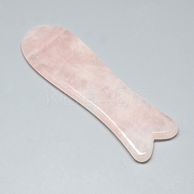 Natural Rose Quartz Gua Sha Boards G-S265-12-1
