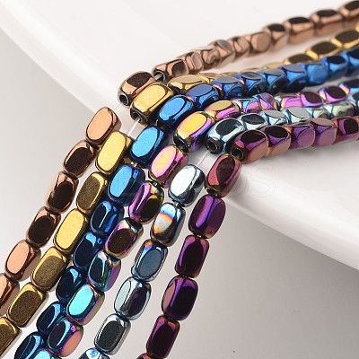 Electroplate Non-magnetic Synthetic Hematite Bead Strands G-F300-40B-1