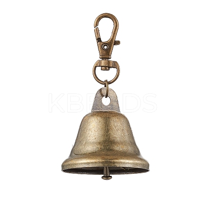 Iron Bell Pendants Decoration HJEW-JM02226-1