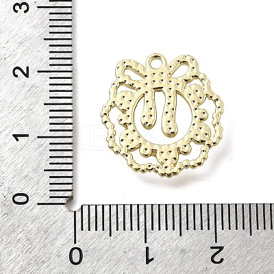 Alloy Rhinestone Pendants FIND-K028-02G-1
