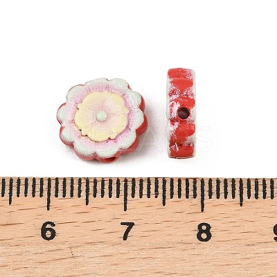 Printed Cinnabar Beads CARL-A001-01D-1