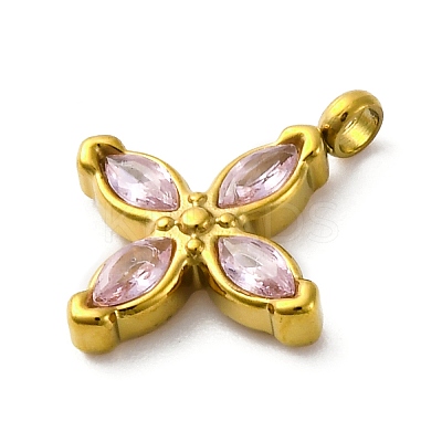 304 Stainless Steel Pendants STAS-C118-01G-03-1