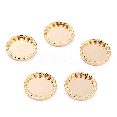 304 Stainless Steel Cabochon Settings STAS-Y001-08G-1
