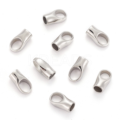 Tarnish Resistant 304 Stainless Steel Cord Ends STAS-I020-03-1